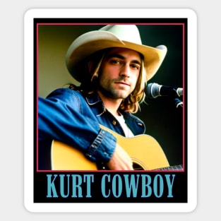 Grunge Cowboy (Parody) Sticker